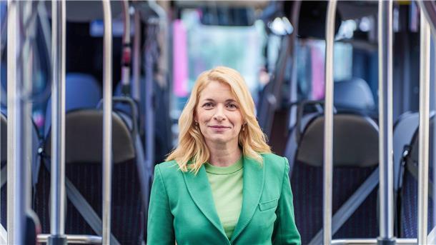 Die designierte neue Bahnchefin hat vor einigen Monaten selbst einen Lokführerschein gemacht.