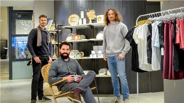 Die drei Initiatoren von „Ekofair“ (von links): Erik Wankerl, Urs Siedentop und Felix Halder.