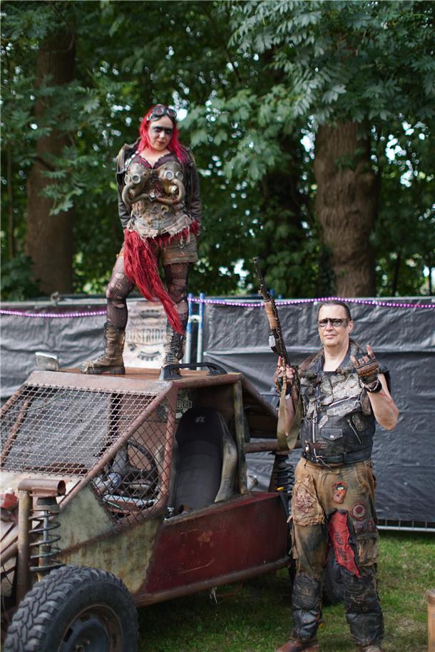 Die Dustriders sorgten für Mad-Max-Feeling.