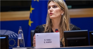 Die ehemalige Vize-Präsidentin des Europaparlaments Eva Kaili steht unter Korruptionsverdacht.