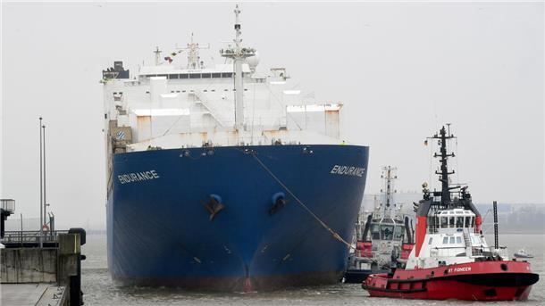 Die "Endurance" bei ihrer Ankunft in Bremerhaven im Februar 2020.