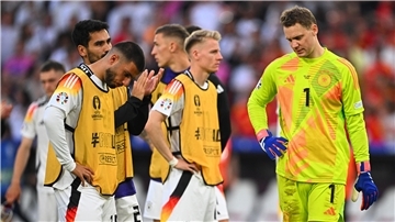 Die Enttäuschung war groß bei der deutschen Nationalmannschaft nach dem EM-Aus gegen Spanien. 