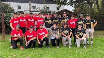 Die erfolgreiche Baseball-Spielgemeinschaft der Spaden Devils/Lüneburg Woodlarks.