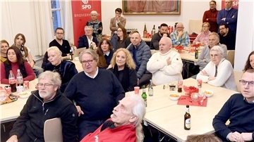 Die erste Hochrechnung mit bundesweit 16 Prozent war für die SPD in Bremerhaven keine Überraschung, aber dennoch eine Enttäuschung.
