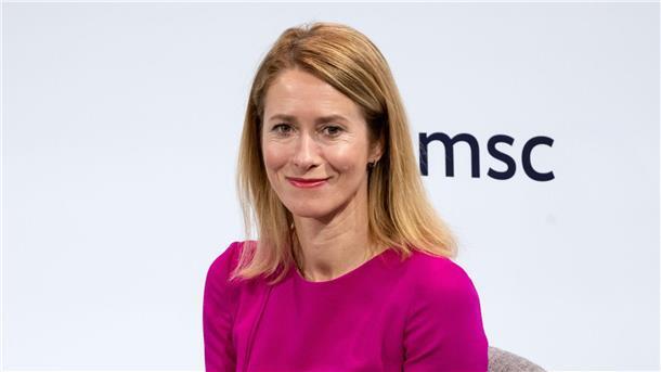 Die estnische Ministerpräsidentin Kaja Kallas nimmt an der Sicherheitskonferenz in München teil.
