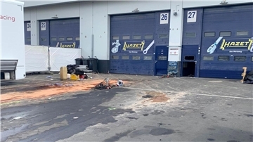 Die Explosion auf dem Nürburgring ereignete sich im Fahrerlager. 