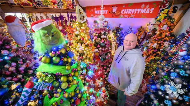 Weltrekordversuch geglückt: 600 Weihnachtsbäume in Rinteln Die Familie Jeromin sammelt Weihnachtsbäume - in diesem Jahr 600.