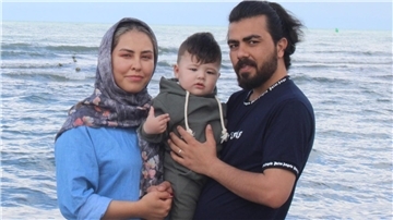 Die Familie Saberi im Iran. 