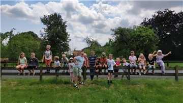 Die Ferienspaßaktion des Musikzuges Kirchtimke gefällt den teilnehmenden Kindern.