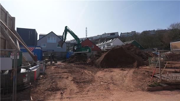 Ausstellung Bluehouse auf Helgoland öffnet später Die Fertigstellung des Bluehouses verzögert sich erneut (Archivbild).