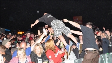 Die Festivalbesucher hatten viel Spaß.