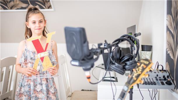 Die Finalistin von „The Voice Kids“ Georgia Balke wird bald wieder auf der Bühne stehen.