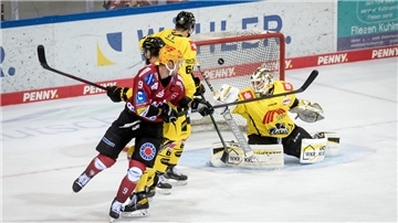 Das 1:1 für die Fischtown Pinguins.