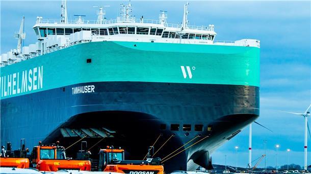 Autofrachter der Reederei Wallenius Wilhelmsen