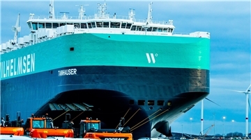 Autofrachter der Reederei Wallenius Wilhelmsen