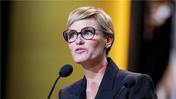 MeToo in Frankreich: Bricht die Kinowelt das Schweigen? Die französische Schauspielerin Judith Godrèche bei der César-Filmpreisvergabe in Paris.
