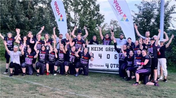 Die Frauenmannschaft Venom Lilienthal hat sich 2021 gegründet und sucht weitere Frauen, die Lust auf American Football haben.