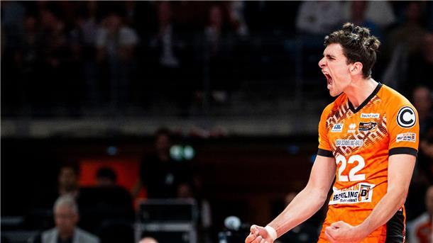 Die Freude muss raus: Jake Hanes (BR Volleys)