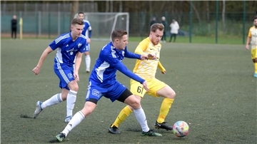 Fußballer auf dem Spielfeld