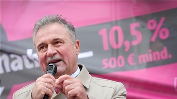 Die GDL-Mitglieder vertrauen auf sein Verhandlungsgeschick: Claus Weselsky.