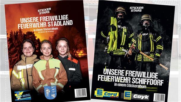 Die Gemeinden Stadland und Schiffdorf bringen jeweils ein Stickersammelheft ihrer örtlichen Feuerwehren heraus. Das Ziel ist, Nachwuchs zu gewinnen.