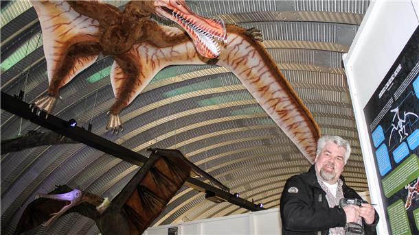Die gewaltigen Flugsaurier, die Millionen Jahre den Himmel beherrschten, werden die Gäste beeindrucken, ist sich Museumsdirektor Lars Lichtenberg sicher.