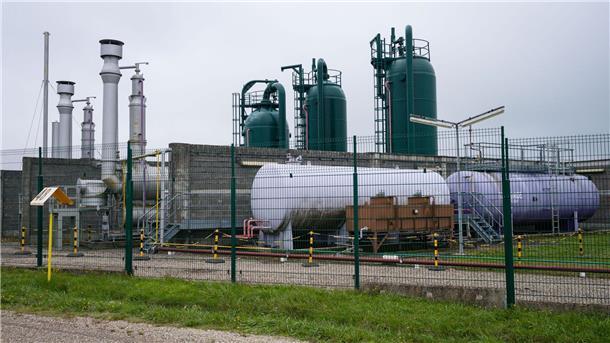 Gas gegen Strom im Winter Die GRTgaz-Anlage im französischen Obergailbach ist der Grenzübergangspunkt einer Pipeline von und nach Frankreich.