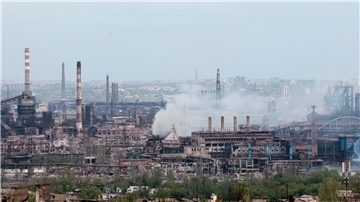 Die Hafenstadt Mariupol gehörte im vergangenen Frühjahr zu den am heftigsten umkämpften Orten in der Ukraine.