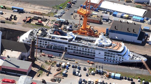 Die „Hanseatic Inspiration“ hat ihren Werftaufenthalt beendet.