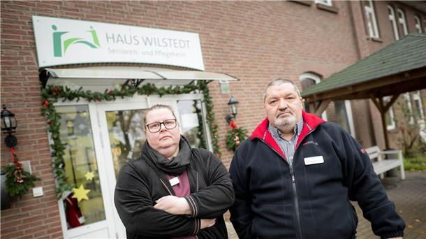 Die Heimbetreiber Andrea Wohlmacher und Tino Wohlmacher kämpfen gegen die drohende Abschiebung von Beschäftigten ihrer Pflegeeinrichtung Haus Wilstedt. (Archivbild)