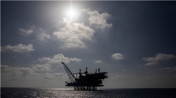 Die israelische Plattform Leviathan zur Förderung von Erdgas im Mittelmeer.