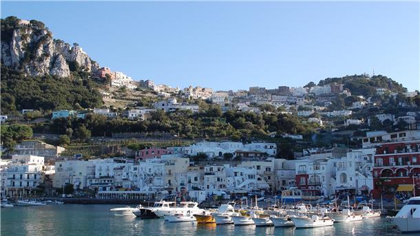 Die italienische Insel Capri.