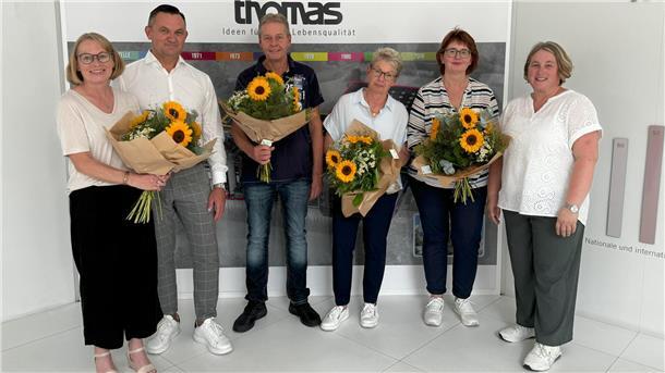 Bremervörder Thomas Holding ehrt verdiente Mitarbeiter Die Jubilare der Thomas Holding (von links): Petra Detjen, Withold Cyman, Ralf Blöcker, Gisela Nielsen, Tanja Eckhoff und Yvonne Henning.