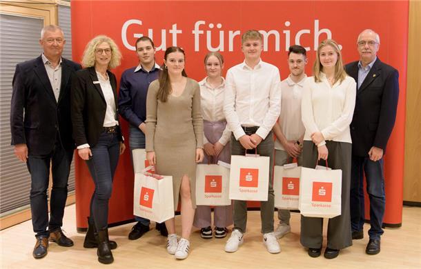 Die Stipendiaten des WESPA-Sportfonds. 