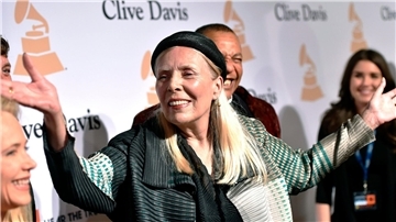 Die kanadische Sängerin Joni Mitchell war bereits 18 Mal für einen Grammy nominiert.