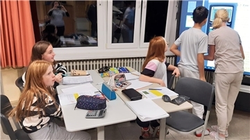 Die Kinder waren konzentriert und mit Spaß bei der Sache.