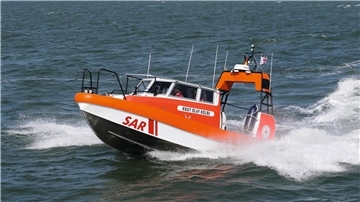 Die „Knut Olaf Kolbe“ erreicht dank Jetantrieb mit 425 PS bis zu 33 Knoten (rund 61 km/h).