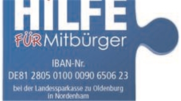 Die Kontonummer von Hilfe für Mitbürger