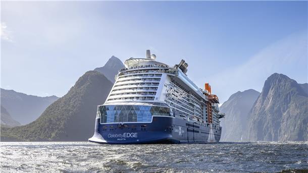 Kreuzfahrtreederei Celebrity Cruises geht ab 2027 auf den Fluss HANDOUT - Nachhaltigere Kreuzfahrttechnologie: Das neue Celebrity-Schiff der Edge-Klasse wird auch auf Methanol als Kraftstoff setzen. (zu dpa: «Celebrity bringt noch ein Schiff mit magischem Teppich») Foto: Tim Faircloth/Celebrity Cruises/dpa-tmn - ACHTUNG: Nur zur redaktionellen Verwendung im Zusammenhang mit dem genannten Text und nur bei vollständiger Nennung des vorstehenden Credits - Honorarfrei nur für Bezieher des dpa-Themendienstes +++ dpa-Themendienst +++