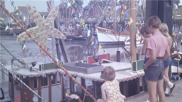 Wie der Tourismus nach Fedderwardersiel kam Kutterregatta Anfang der 70er-Jahre