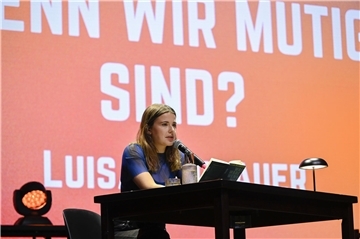 Die Lesung von Umweltaktivistin Luisa Neubauer polarisiert beim Hurricane-Festival in Scheeßel.
