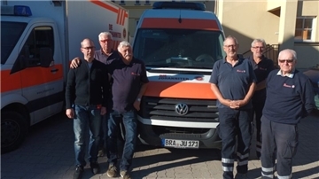Die Mannschaft bei der letzten Hilfsfahrt nach Litauen (von links): Marc Gutschker, Gerd Heidemann, Max-Peter Michel, Rolf Blumenberg, Frank Dönselmann und Rolf Krause.