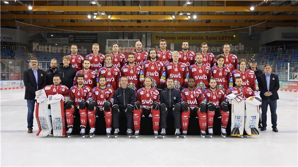Die Mannschaft der Fischtown Pinguins in der Saison 20/21. 