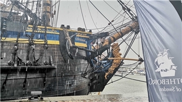 Die Maritimen Tage in Bremerhaven sind vom Starkregen nicht verschont geblieben.