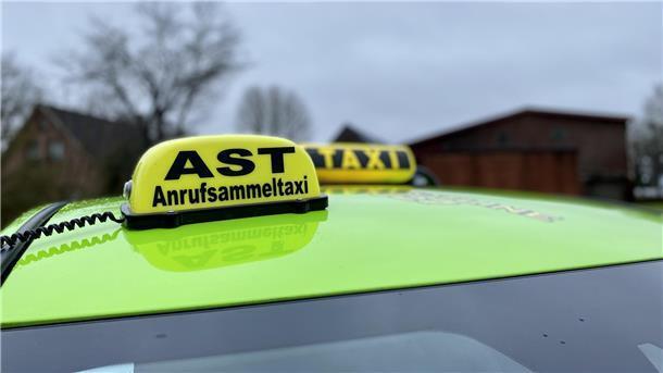 Dach eines Anrufsammeltaxis