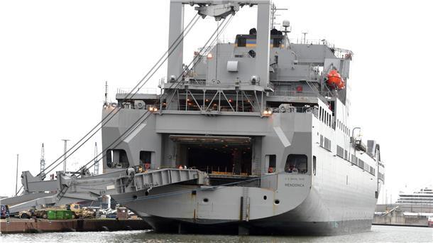Experte bei Illner: Bremerhaven droht Sabotage-Gefahr Die „Mendonca“ der US-Navy.