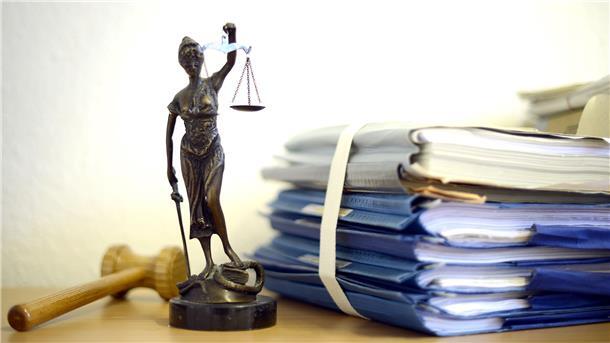 Justitia, die Göttin der Gerechtigkeit.
