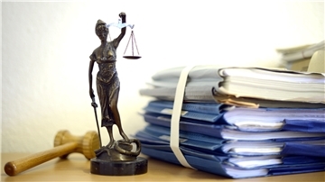 Justitia, die Göttin der Gerechtigkeit.
