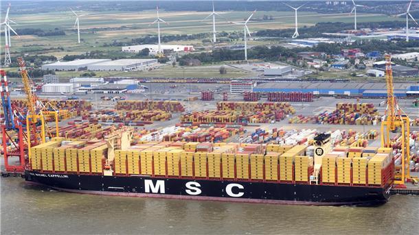 Weltgrößtes Containerschiff vor Taufe: Das kann der Mega-Frachter Die „MSC Michel Cappellini“ liegt derzeit in Bremerhaven und wartet auf ihre Taufe.