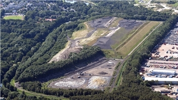 Die Mülldeponie Grauer Wall in Spreckenbüttel.